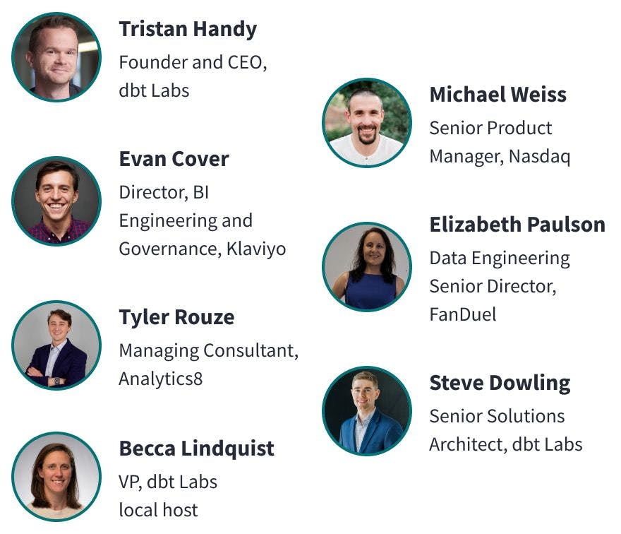 Speakers for Data Leaders Series event in NYC